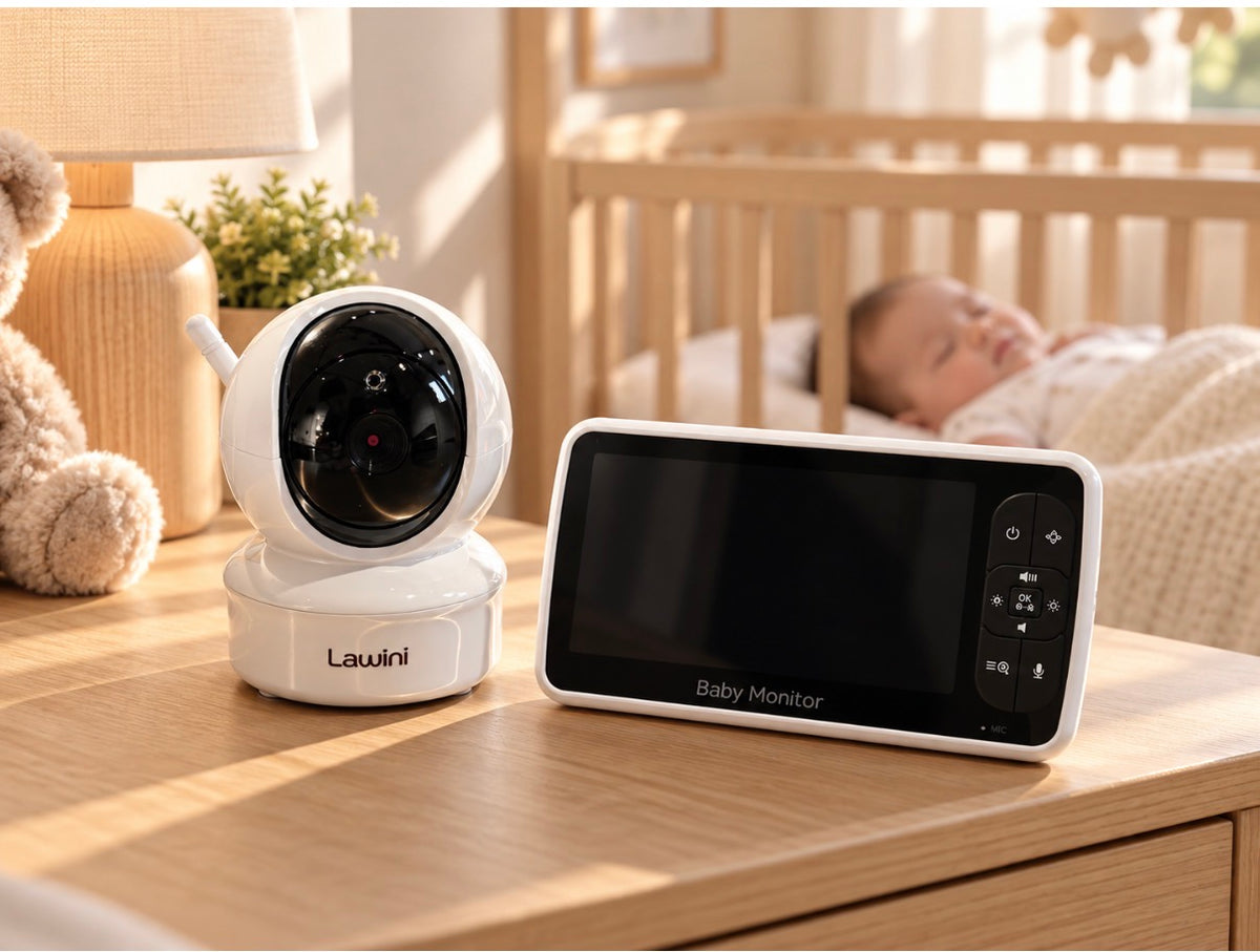 Lawini Babyfoon | Zonder Wifi, Nachtzicht & Terugspreekfunctie