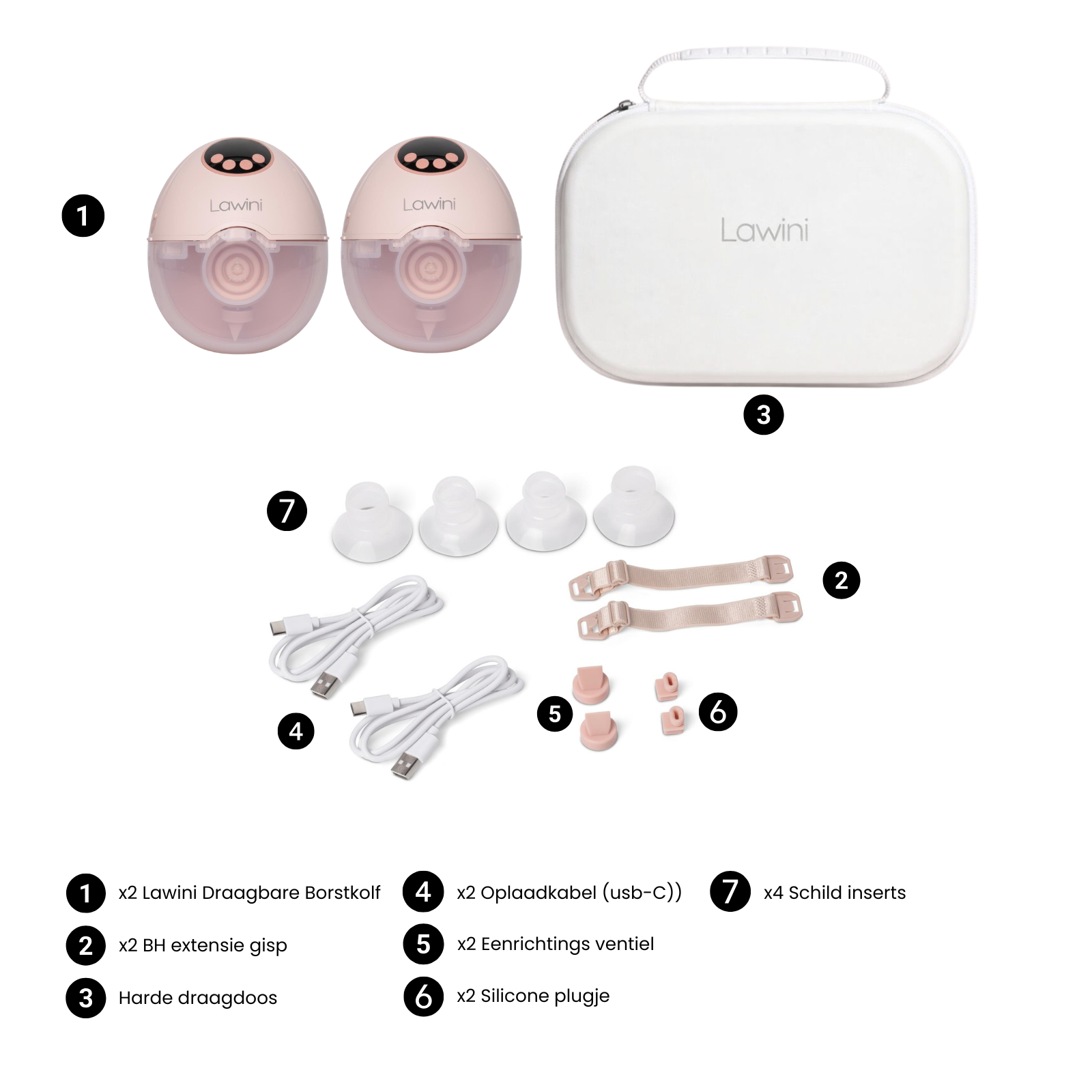 Lawini Draagbare Borstkolf