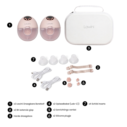 Lawini Draagbare Borstkolf